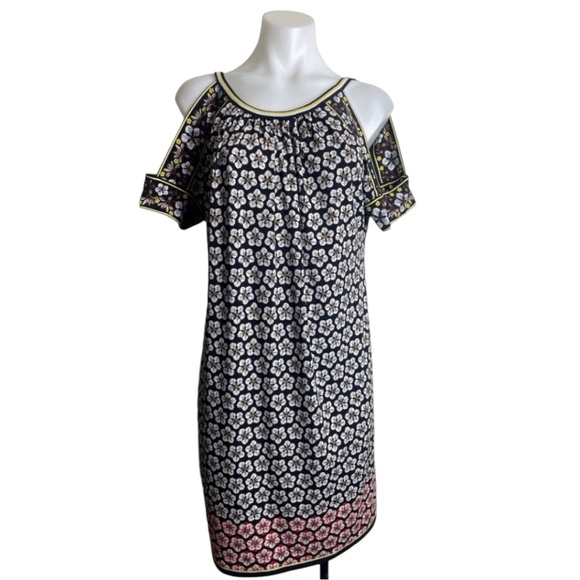 Max Studio Floral Cold Shoulder Dress Size Medium - Picture 1 of 3